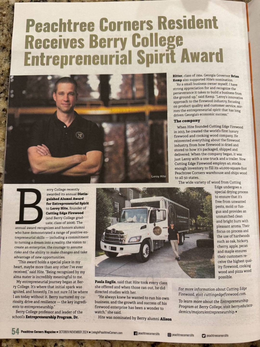 Peachtree Corners Magazine feature