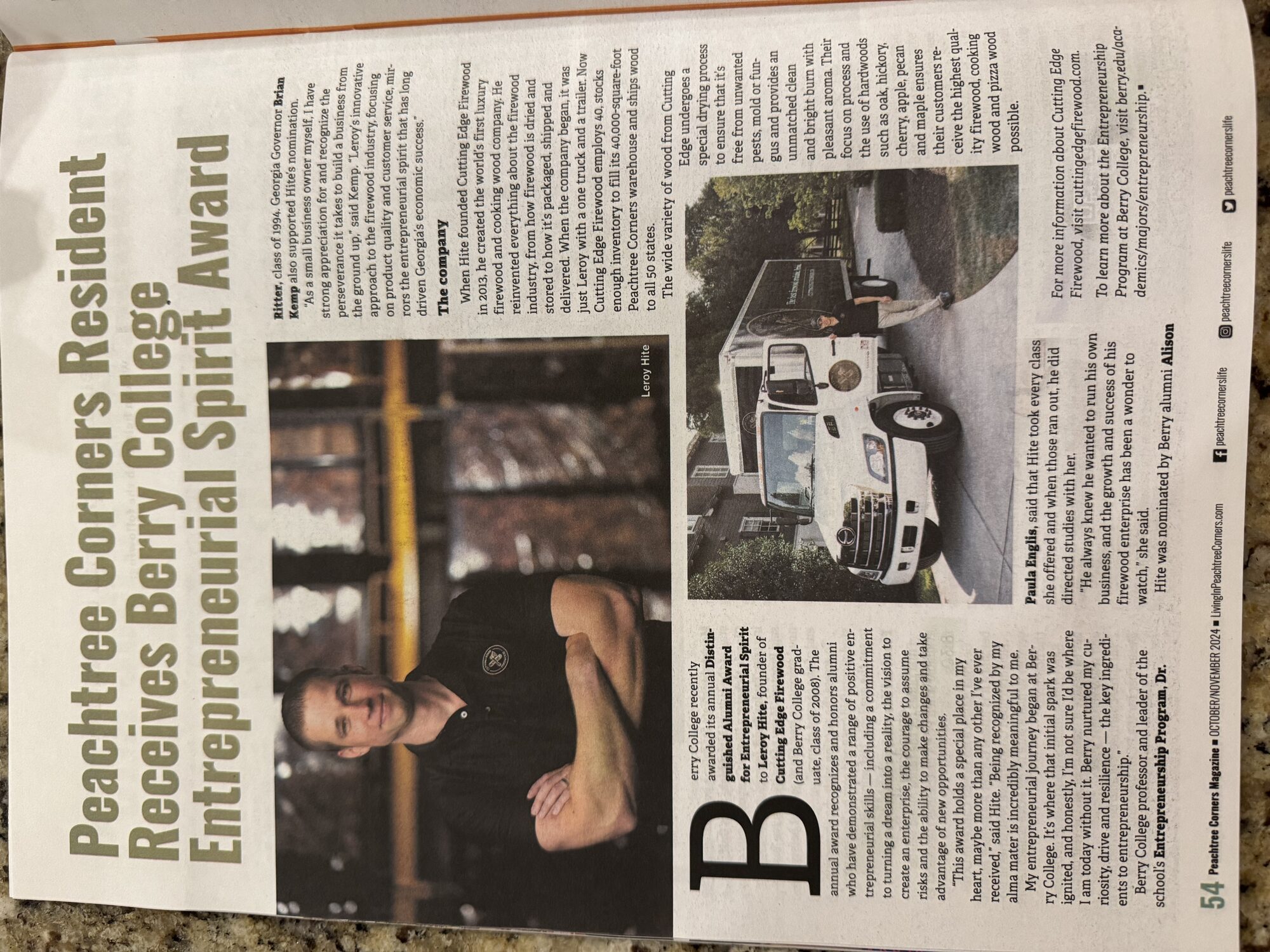 Berry College Distinguished Alumni Award