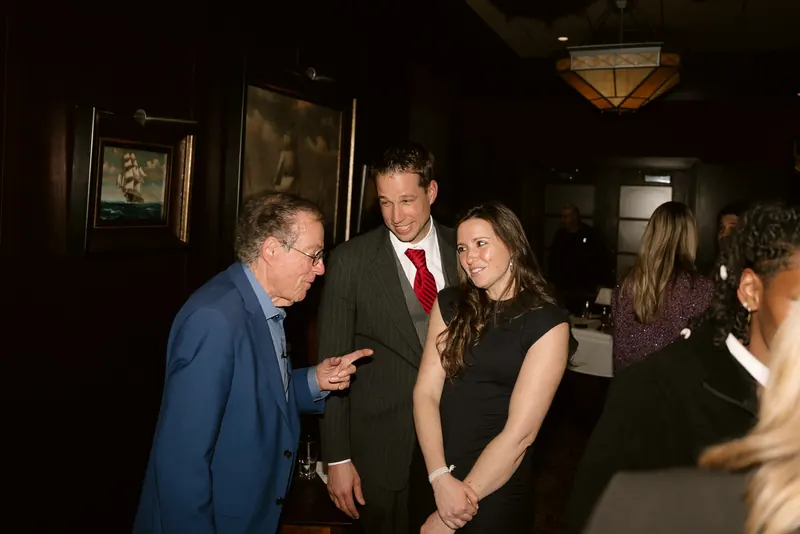 Horst Schulze with Leroy and Makaila Hite after the event